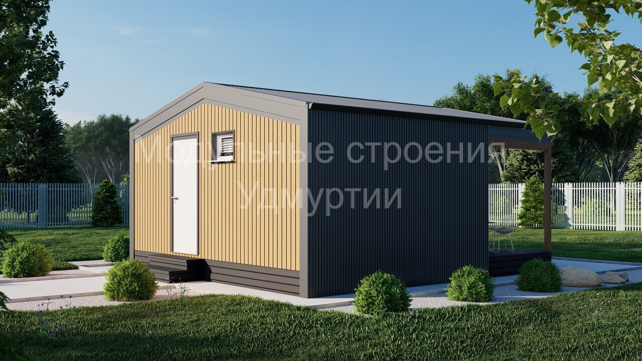 Модульный дом Д-38 каркасный
